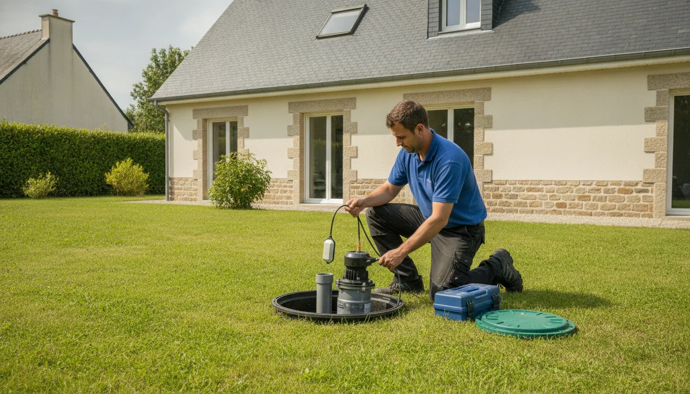 Dépannage pompe de relevage Carquefou – méthode / geste technique